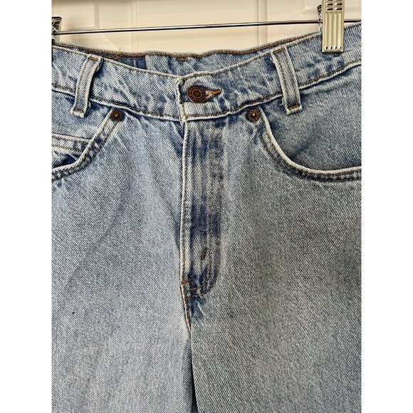 Vintage Levis 550 Jeans Mens 26X28 Orange Tab 90s Relaxed Student Fit Light Wash - Picture 2 of 16